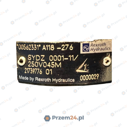 Rexroth-SYDZ-0001-11-250V045M-(R900562331)-Zawór-hydrauliczny-350-Bar