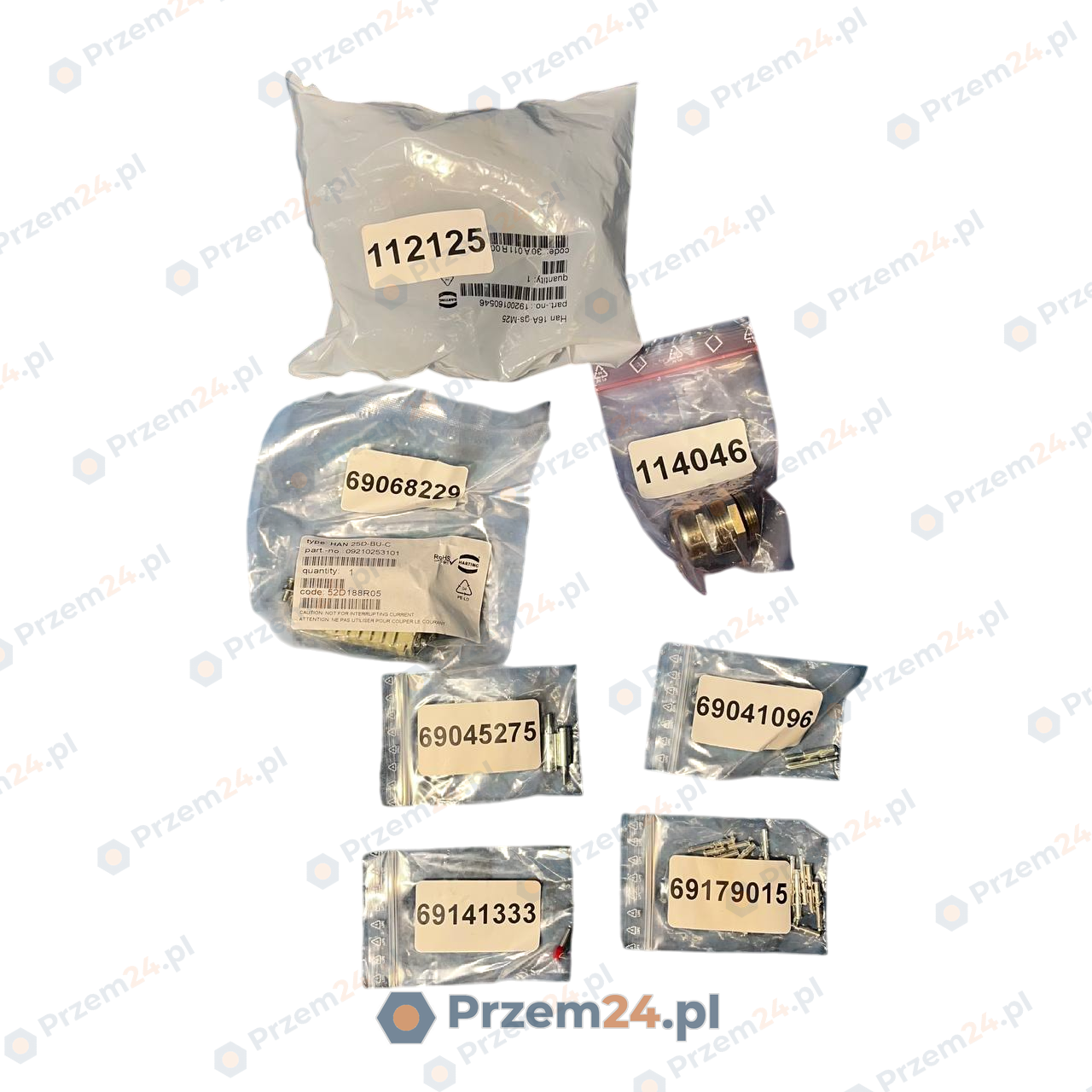 Kuka-00-119-501-58600001-Zestaw-M25-boczny-Han25D,-gniazdo