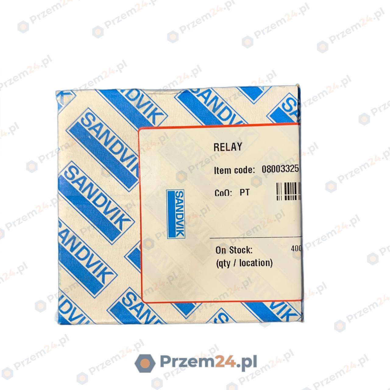 Sandvik-08003325-080-033-25-Przekaźnik-(Zestaw-3-szt)