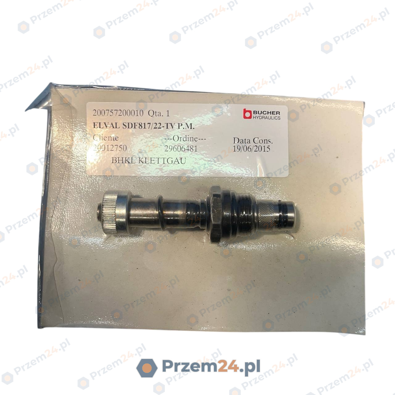 Bucher-SDF817-22-TV-P.M.-(Bucher-200757200010)-Zawór-hydrauliczny-230-Bar