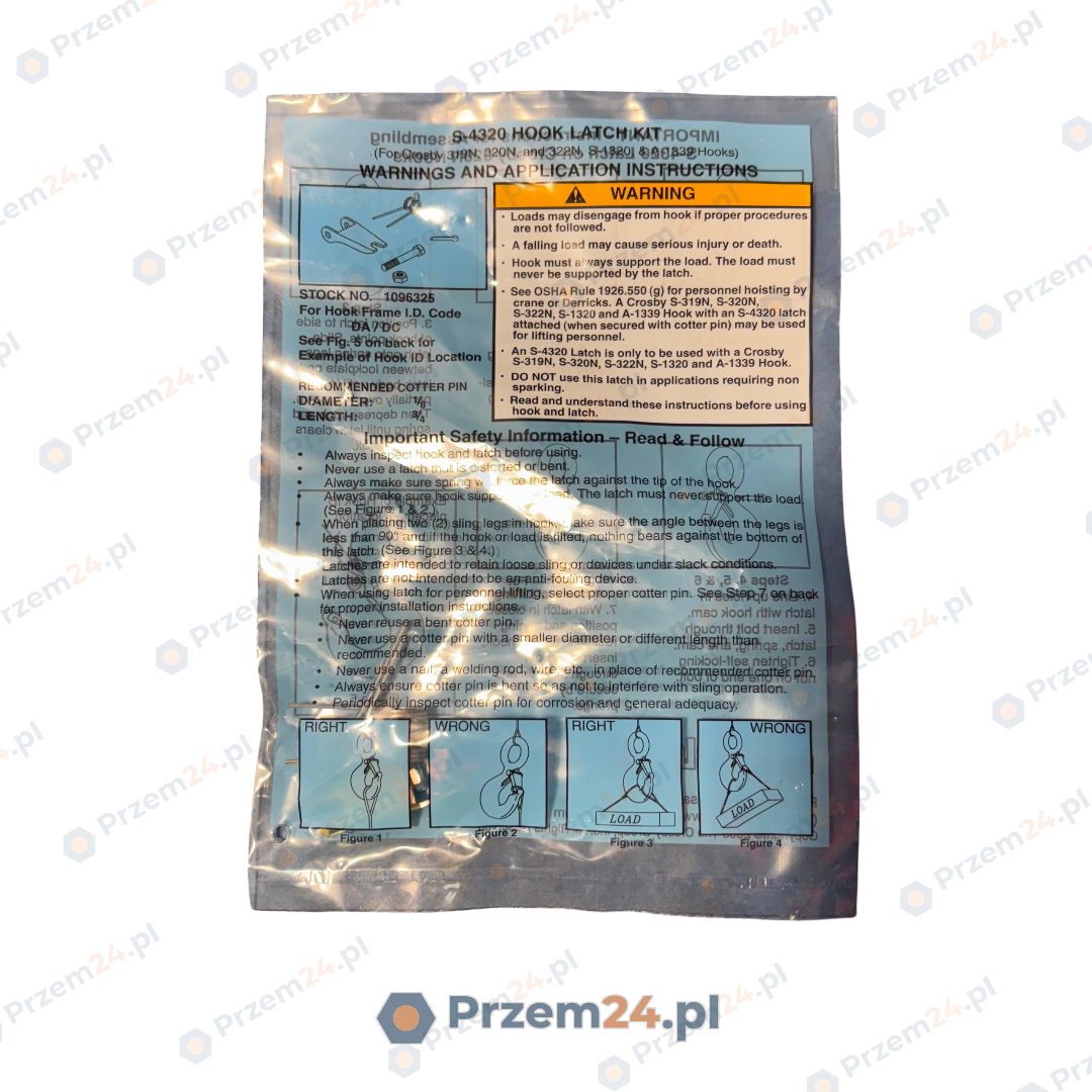 Crosby-S-4320-(Crosby-1096325)-Zapadki-do-haków-S-319N,-S-320N,-S-322N