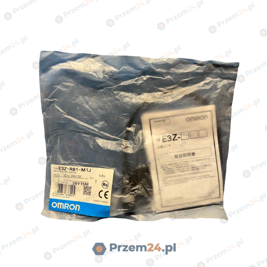 OMRON-E3Z-R81-M1J-Czujnik-fotoelektryczny-12-24V-DC