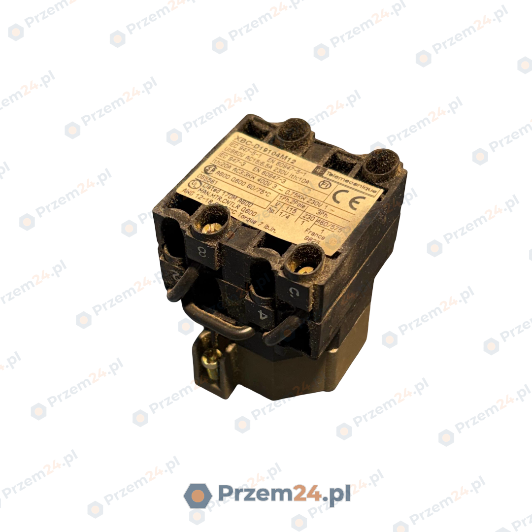 Telemecanique-XBC-D19104M12-065561-Łącznik-krzywkowy-230V-6,5A-0,75kW