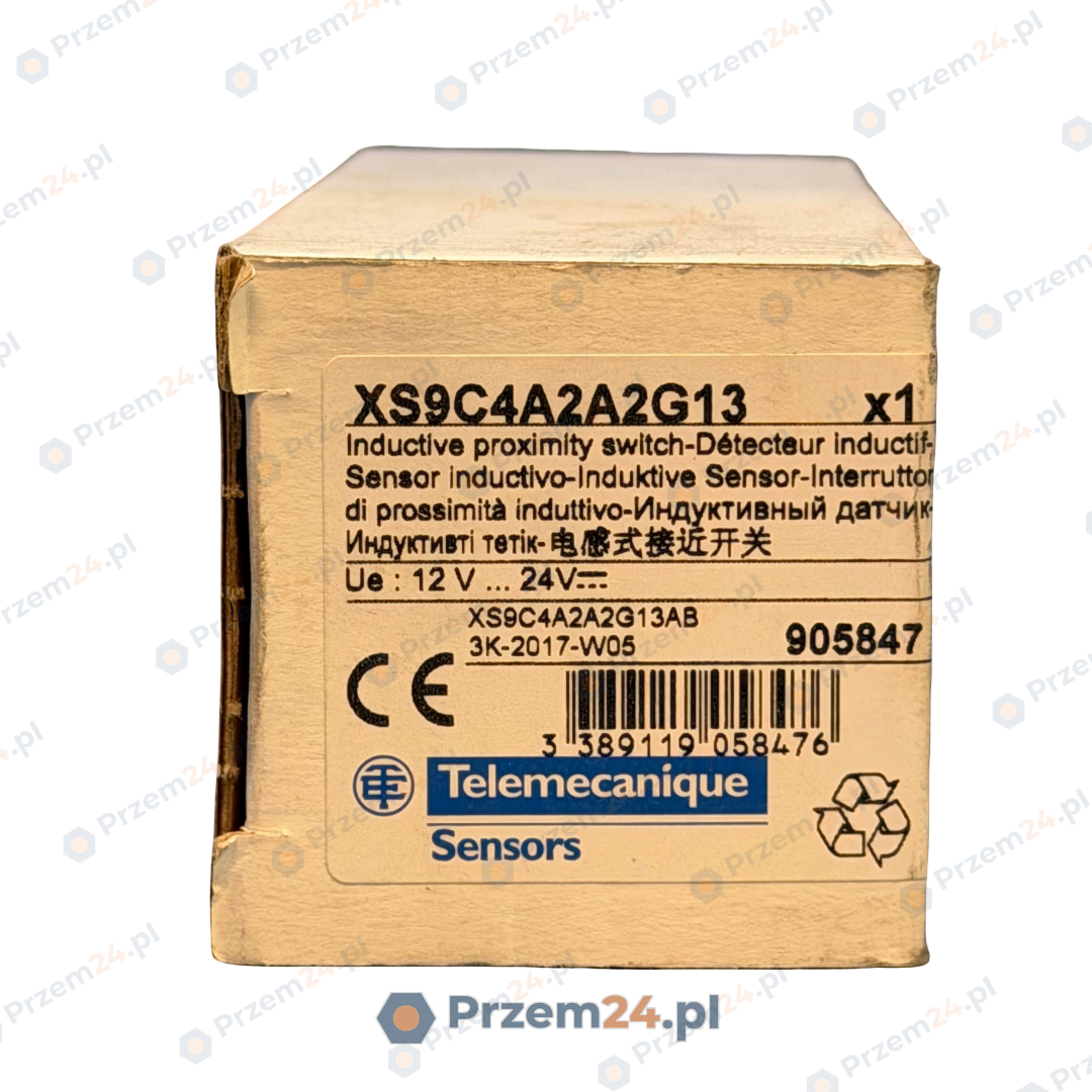 Telemecanique-XS9C4A2A2G13-905847-Czujnik-indukcyjny-12-24V-DC