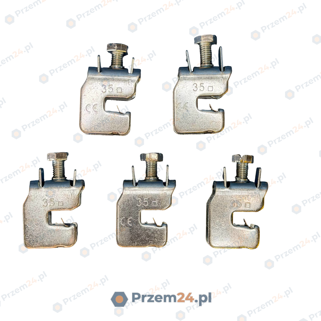 Pollmann-Elektrotechnik-SK-35-F5-SK35F5-Zacisk-szyny-zbiorczej-(5-SZTUK)