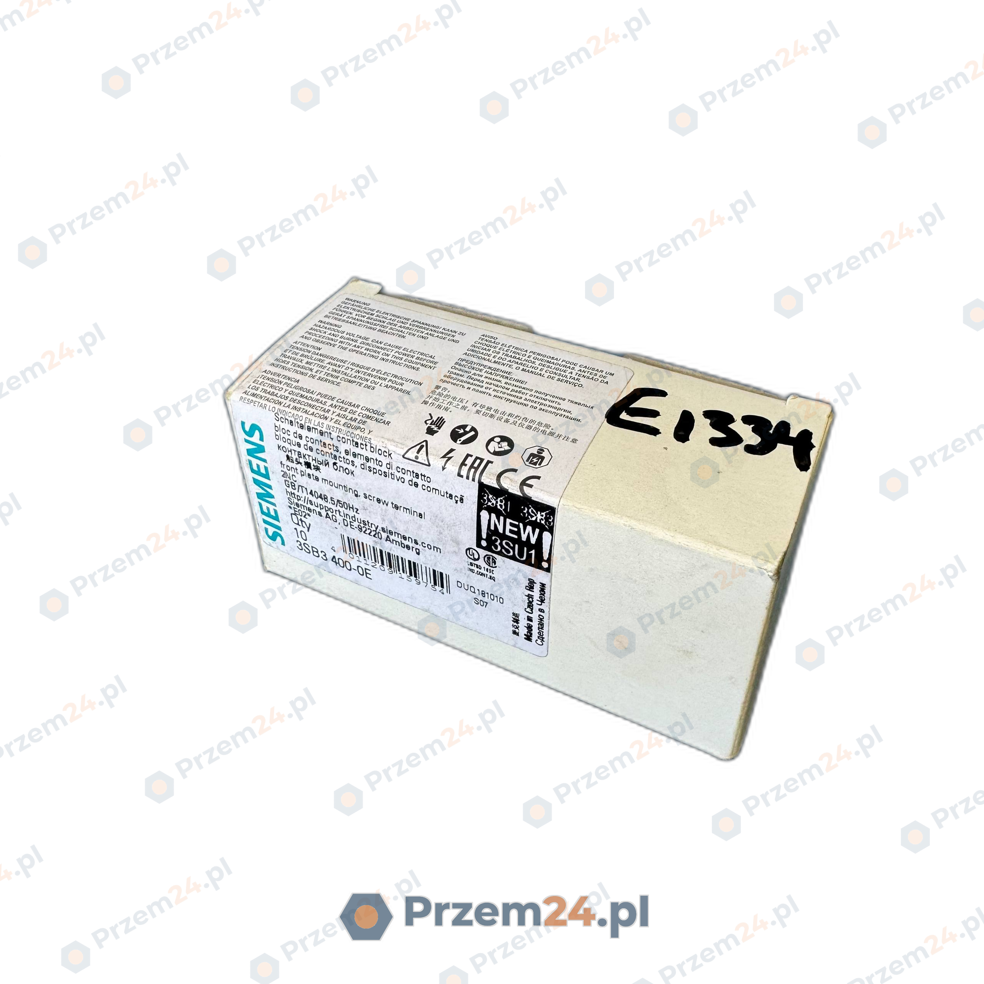 Siemens-3SB3400-0E-Blok-styków-10-sztuk