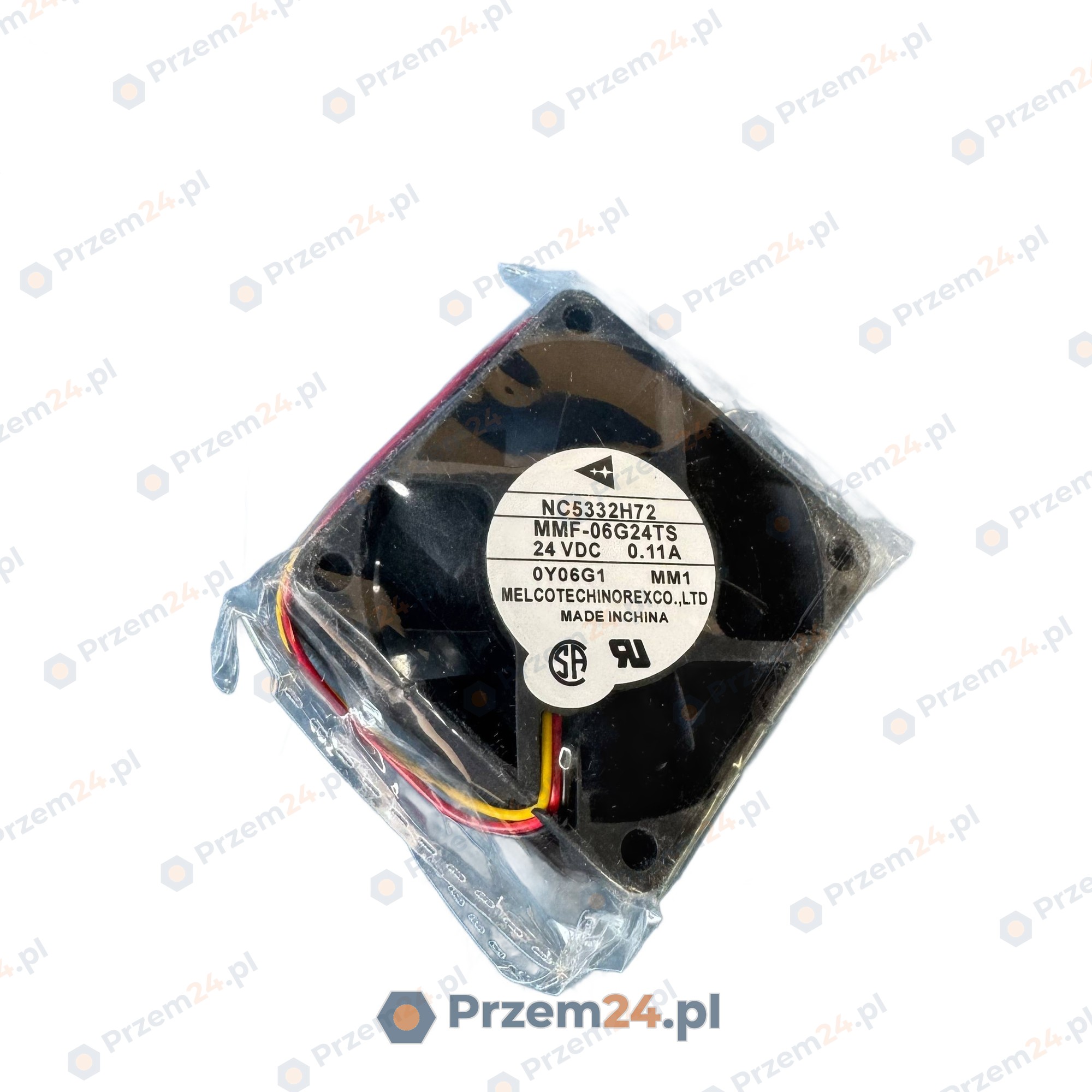 Melco-Tech-MMF-06G24TS-NC5332H72-Wentylator-24V-DC-0.11A-60x60x25mm