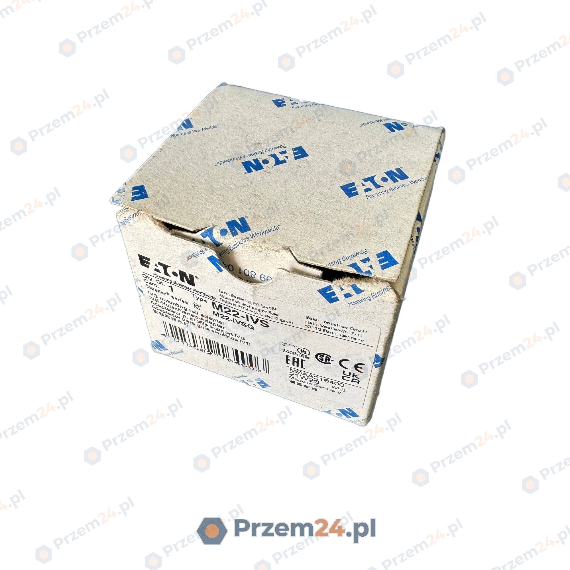 Eaton-M22-IVS-adapter-szyny-DIN-dla-przycisków-M22
