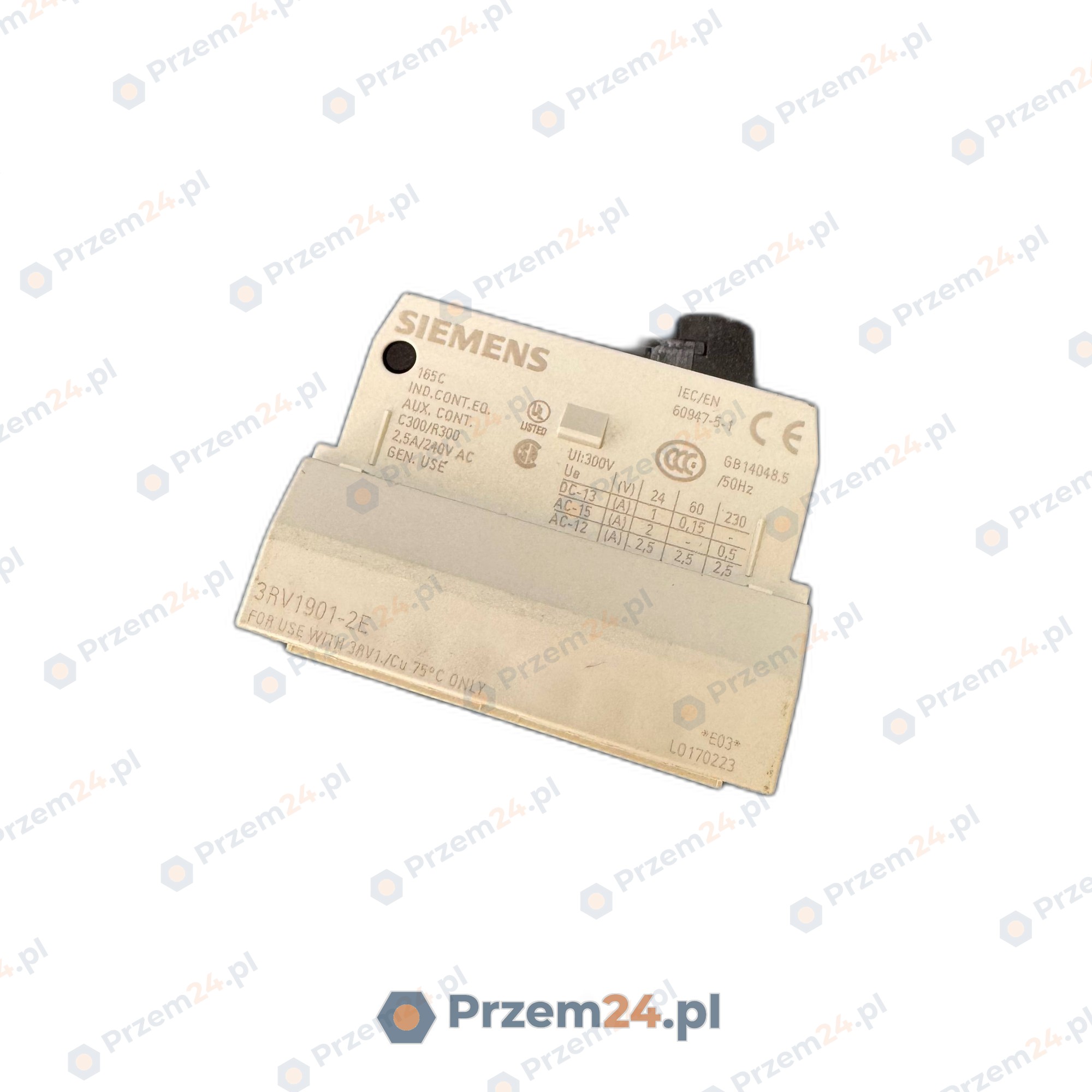 Siemens-3RV1901-2E-Styk-pomocniczy